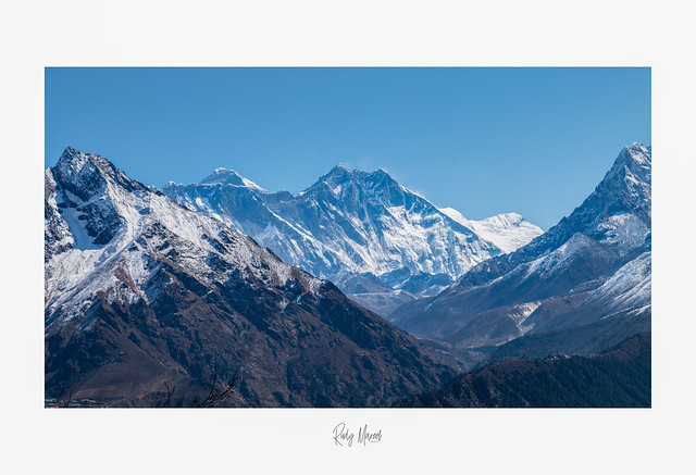 Mount Everest's Majestic View from Hotel Everest View