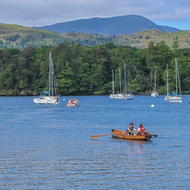 Rowing on Lake Windemere