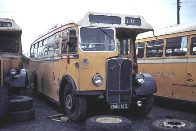 W. Alexander & Son ( Northern ) Ltd  . NA104 DMS130. Onibury , Shropshire 1971