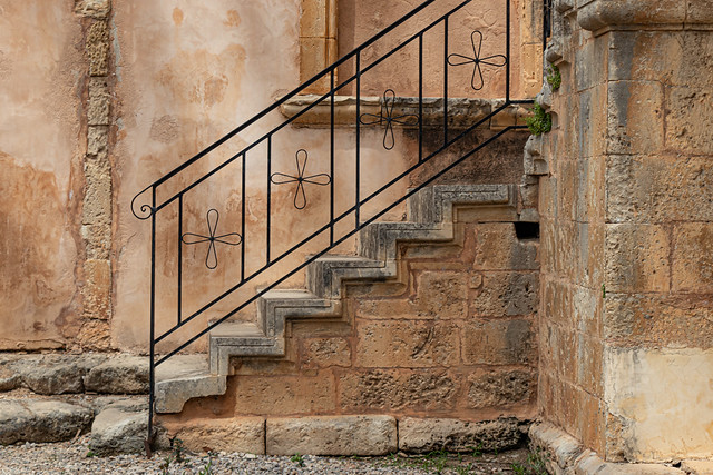 Stairs at the Arkadi Monastery
