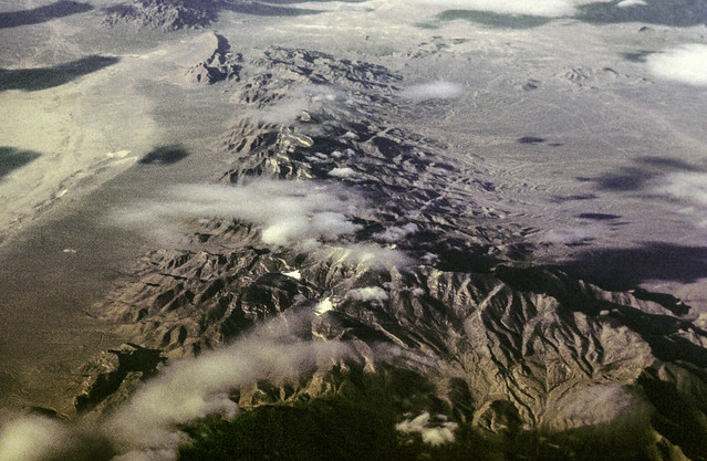 Found photo of mountains and shadows in western USA