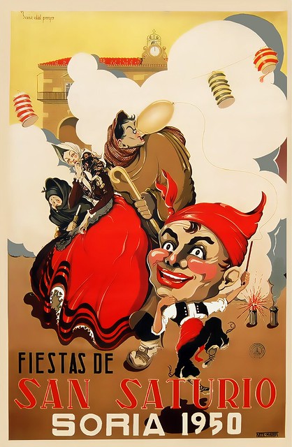 Fiestas de San Saturio, Soria, 1950