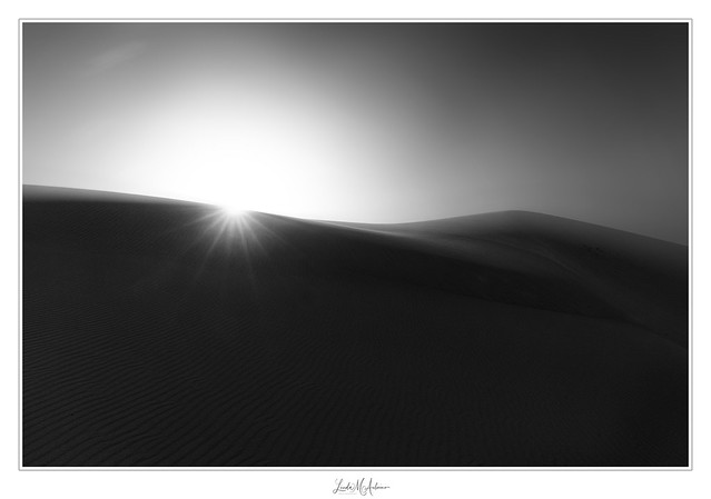 White Sands Abstracts--Monochrome