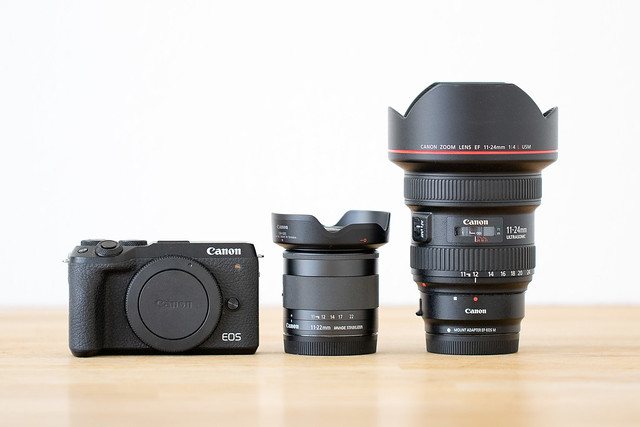 Canon EF-M 11-22mm vs EF 11-24mm