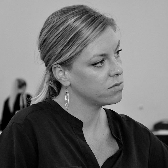 Black and White Candid Female Portrait ::: 0375(PP)