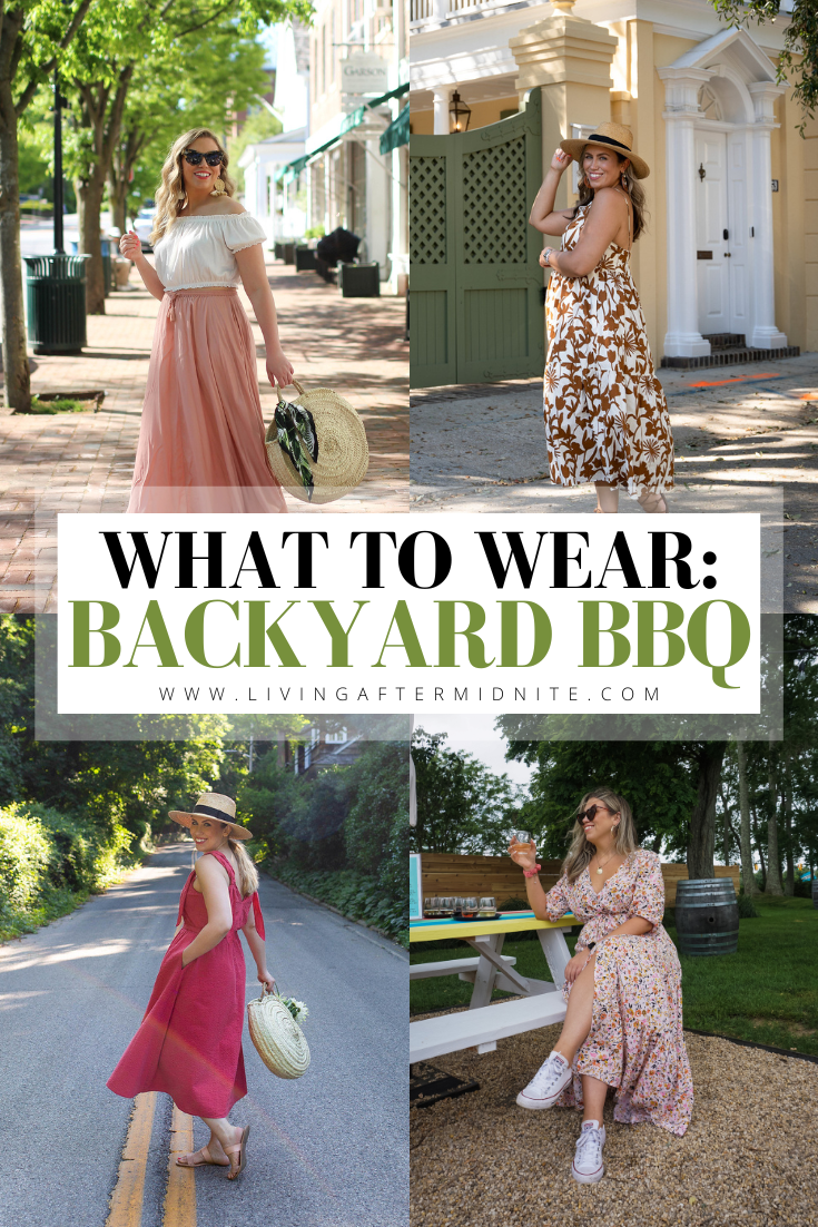 What to Wear to a Backyard BBQ | Backyard BBQ Outfit Ideas | BBQ Outfit Ideas Casual | Outdoor Summer Party Outfit | Barbeque Outfit | Cookout Outfit | Cute Summer Looks | Summer Outfits for Hot Weather