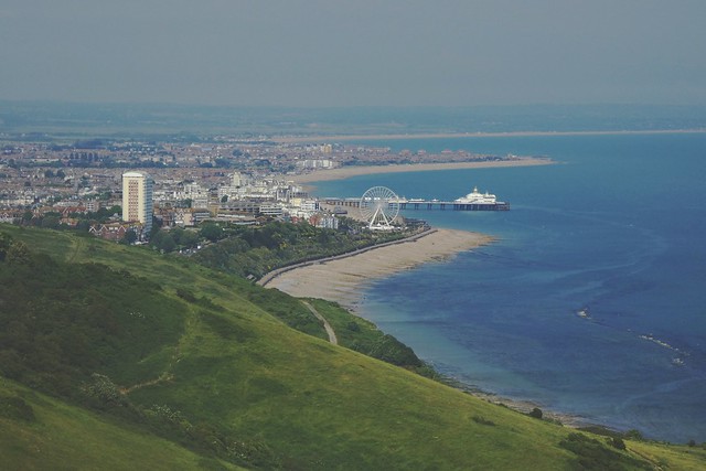 Eastbourne on a hazy day