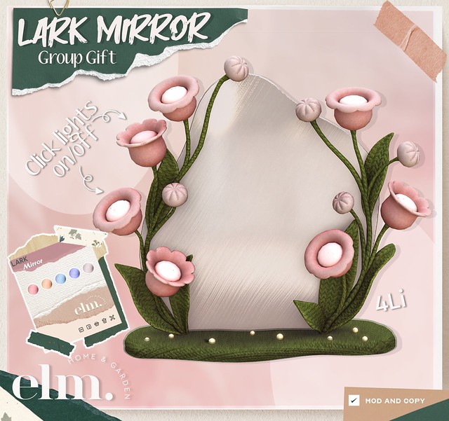 Elm. Lark Mirror - June Group Gift