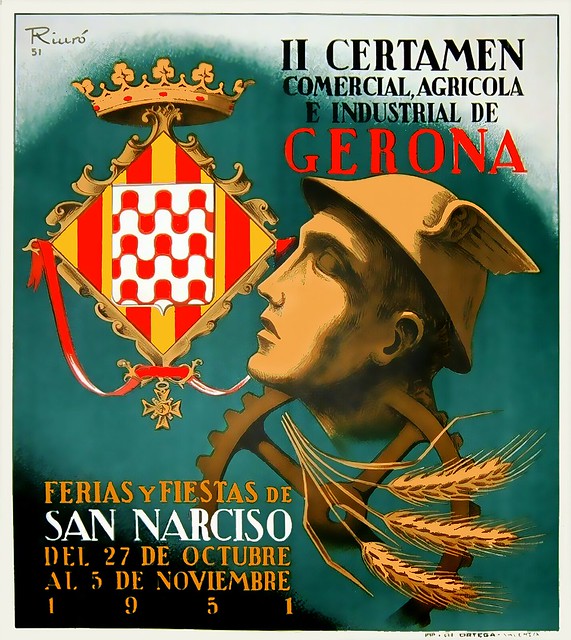 RIURÓ. Gerona, Ferias y Fiestas de San Narciso, 1951.