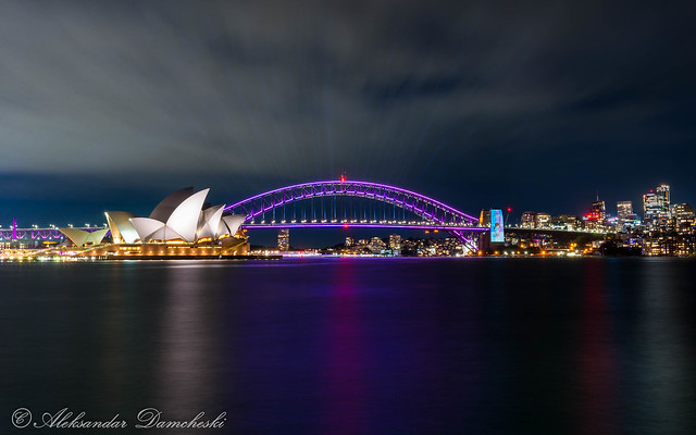 Vivid Sydney - Opera House & Harbour Bridge