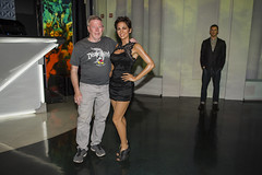 Me with Halle Berry & Channing Tatum - Madame Tussauds Wax Museum - Las Vegas, Nevada