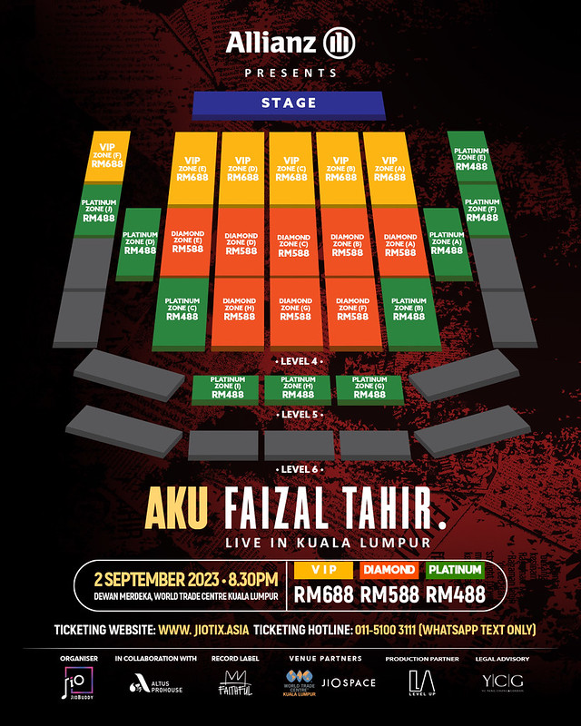 Konsert Aku Faizal Tahir Live In Kuala Lumpur di WTC Pada 2 September
