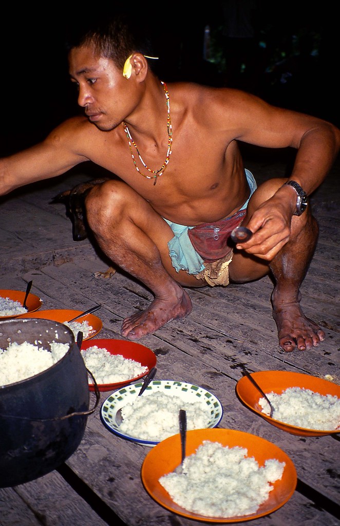 Cooking; Bak Maregdek, Siberut, Mentawai Islands, Sumatra, Indonesia