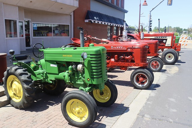 Tractor Show In Clinton, Iowa.