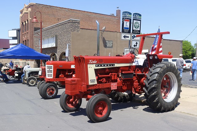 Tractor Show In Clinton, Iowa.