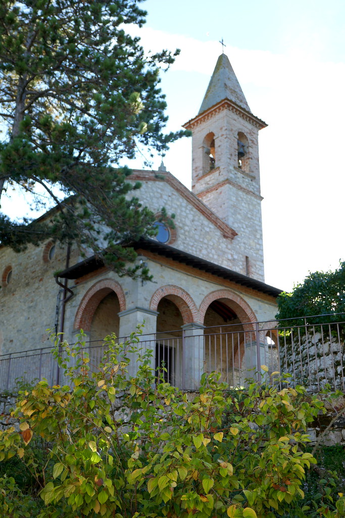 Eglise du domaine de Pietrafitta, commune de Castellina in Chianti, province de Sienne, Toscane, Italie.