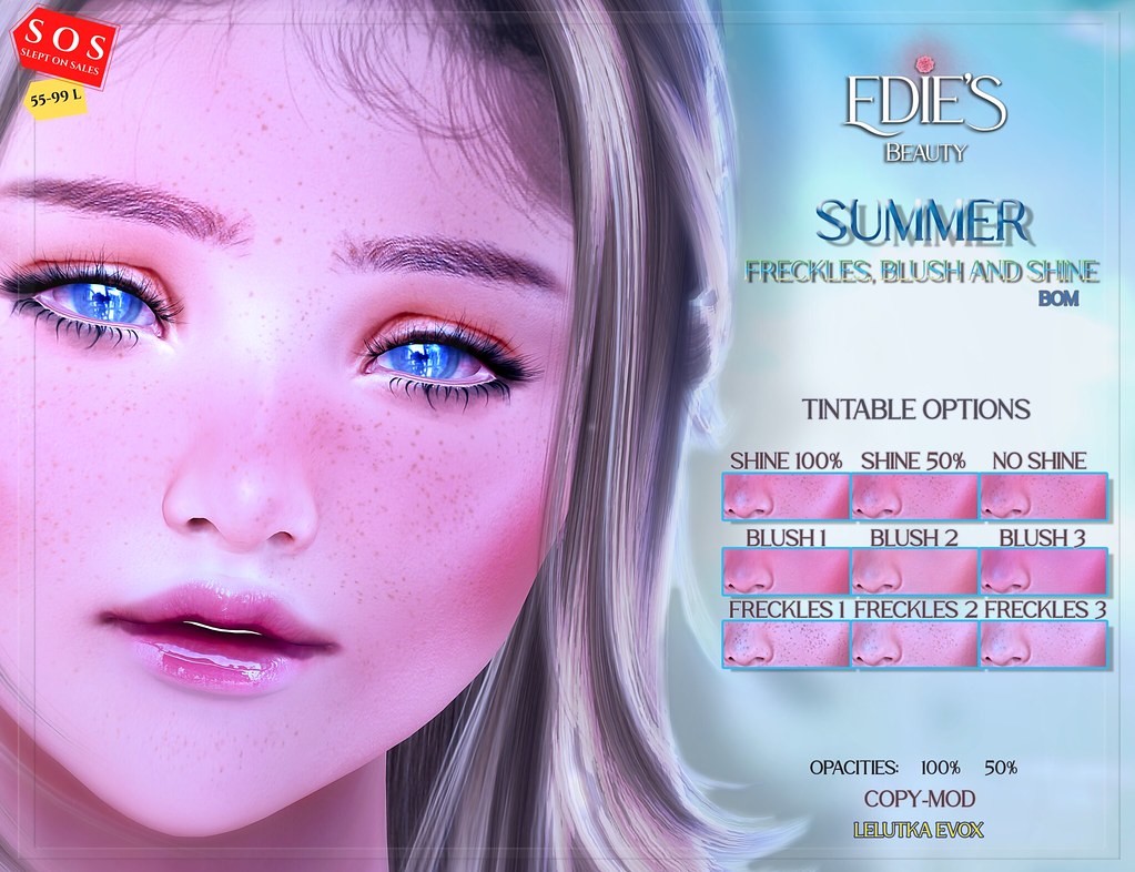 SOS Edie's Summer Freckles Blush and Shine
