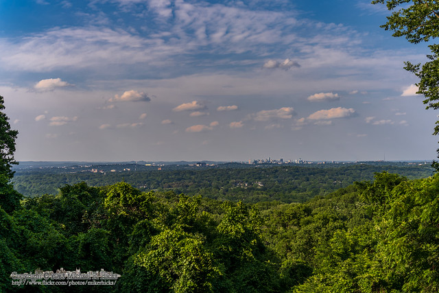 Nashville Skyline from Luke Lea Heights Scenic Overlook