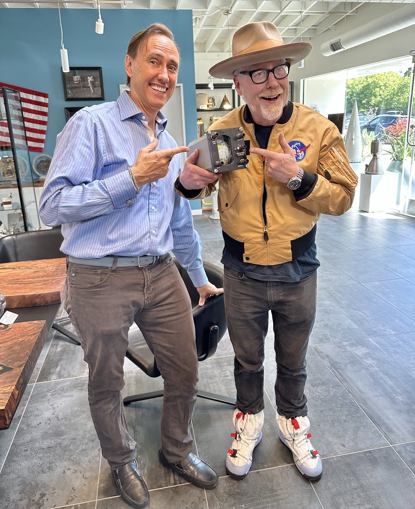 Adam Savage and Mercury Earth Path Indicator — his favorit… | Flickr