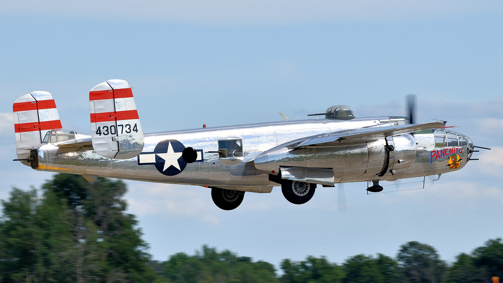 North American B-25 Mitchell Bomber 430734 N9079Z 44-30734 USAAF Panchito