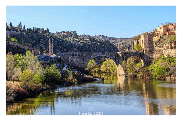 Puente de Alcántara, River Tagus, Toledo, Castilla-La Mancha, Spain