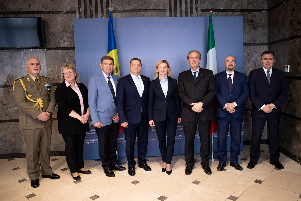 15.06.2023  - Vizita la Parlamentul Republicii Moldova a delegației Comisiei Afaceri Externe și Apărare a Senatului Republicii Italiene