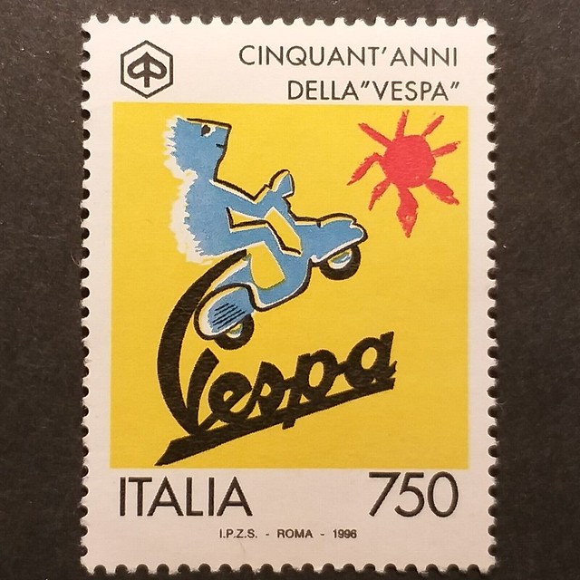 Vespa Italy 1996 black colour shift