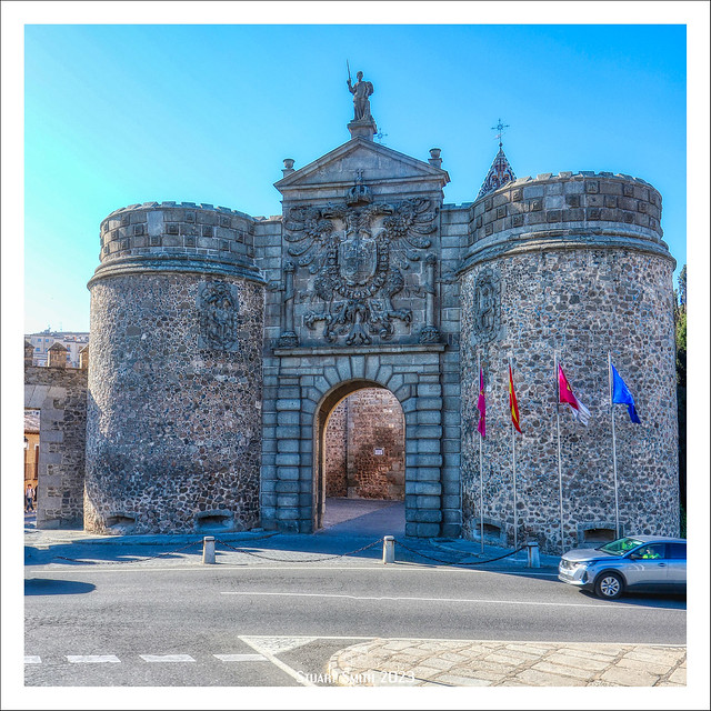Puerta de Bisagra, Calle Real del Arrabal, Toledo, Castilla-La Mancha, Spain