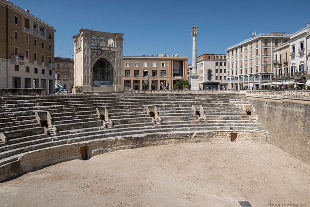 Roman amphitheater of Lecce (Italy)