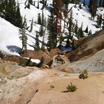 Lassen National Park: snow and stream and hydrothermals 