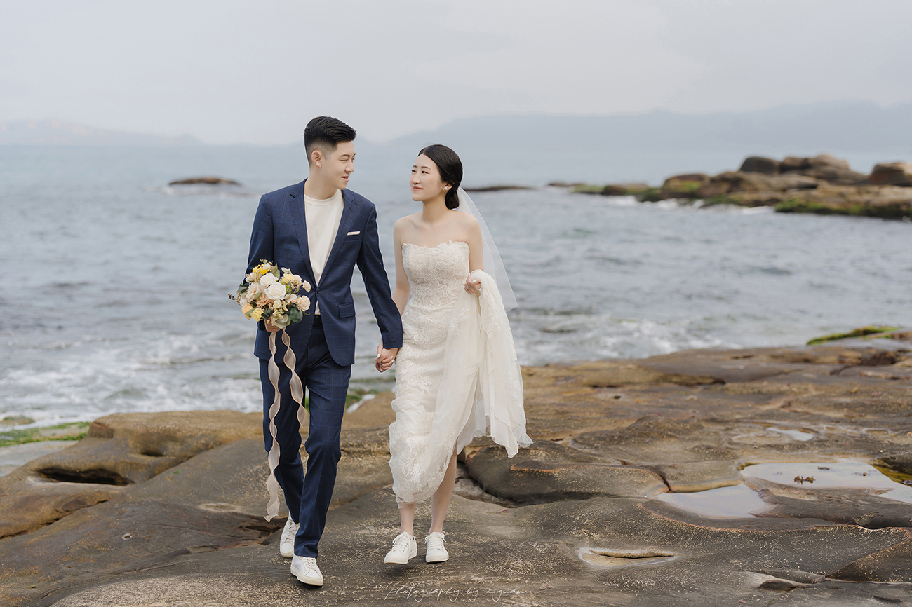 SJwedding鯊魚婚紗婚攝團隊Syuan在高雄萬豪酒店拍攝的自助婚紗