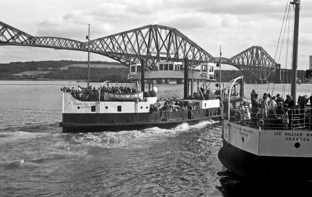 Ferries at North Queensferry,Aug 1964