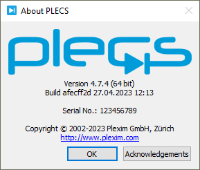 Working with Plexim PLECS Standalone 4.7.4 full