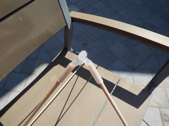 Fractal tetrahedral kite prototype (unfinished)