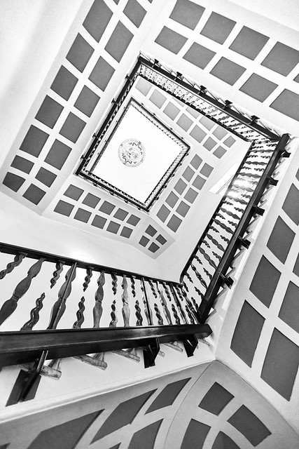 stairwell palazzo altemps bw