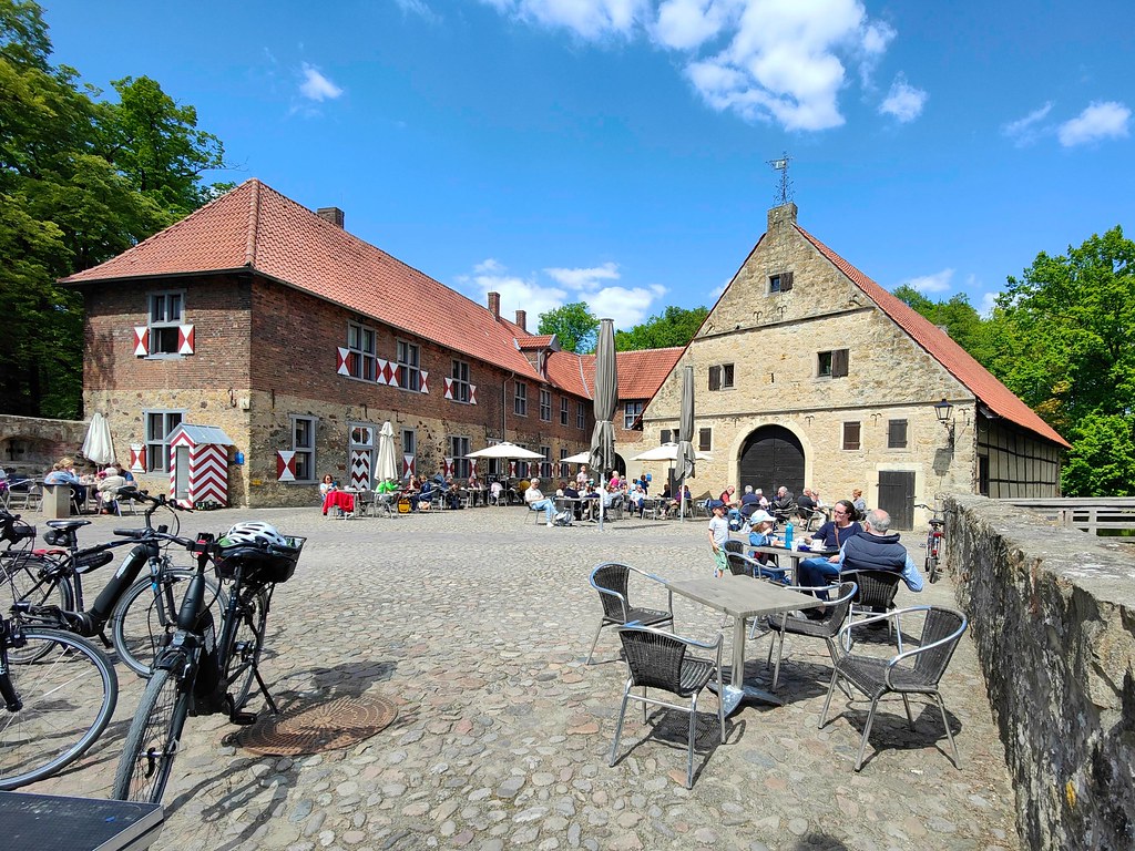 Café in der Vorburg von Burg Vischering