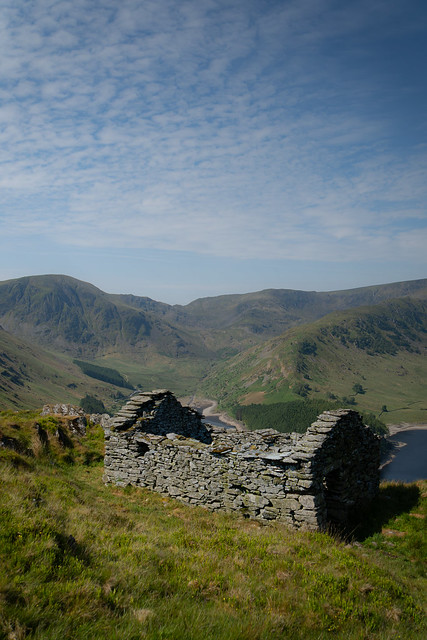 Old Corpse Road Ruin. Selside Pike. Haweswater. The Lake District. Cumbria. 12/06/2023.