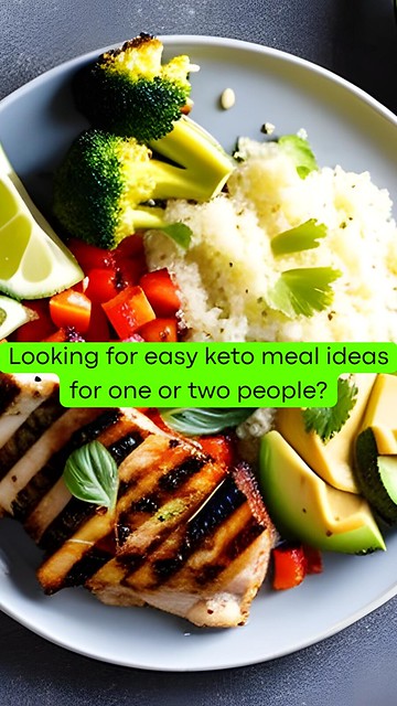 Looking for easy keto meal ideas for one or two people