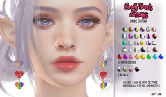 Candy Hearts Earrings [Pride Edition]