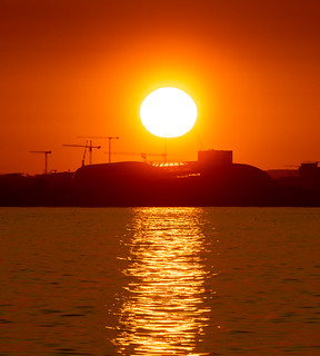 Aviva Stadium sunset