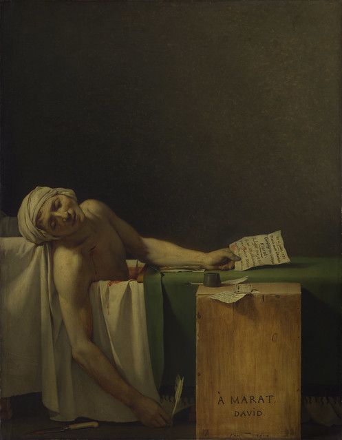 Jacques-Louis David; Marat Assassinated
