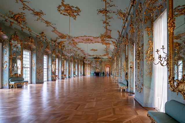 Berlin, Schloss Charlottenburg, Neuer Flügel: Goldene Galerie - Berlin, Charlottenburg Palace, New Wing: Golden Gallery