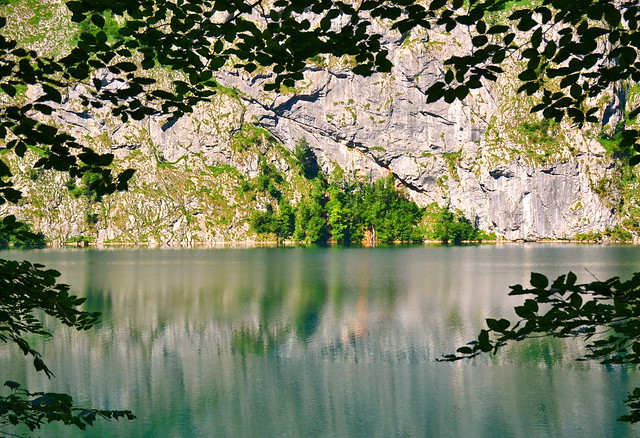 At the Obersee lake, Berchtesgaden National Park