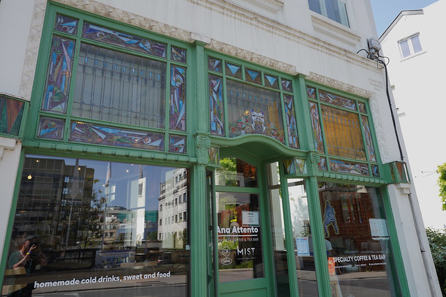 Art Deco shop front  in Ghent