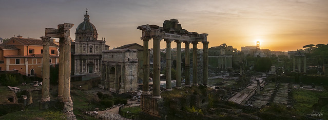 Sunrise at Roman Forum