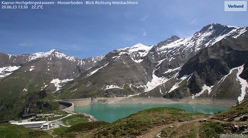 abgesunkener Wasserstand Tirol
