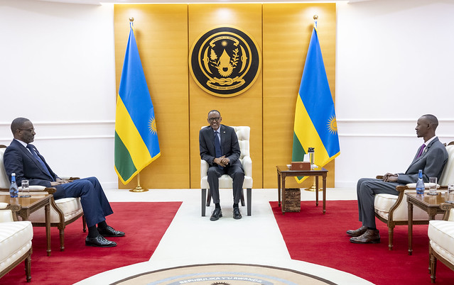 Meeting with Tidjane Thiam, Chairman of the Kigali International Finance Centre and Nick Barigye, CEO of Kigali International Finance Centre | Kigali, 20 June 2023