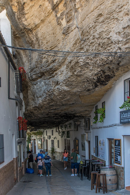 Rock Overhang and 'Cave' Bar, Setenil de las Bodegas, Spain