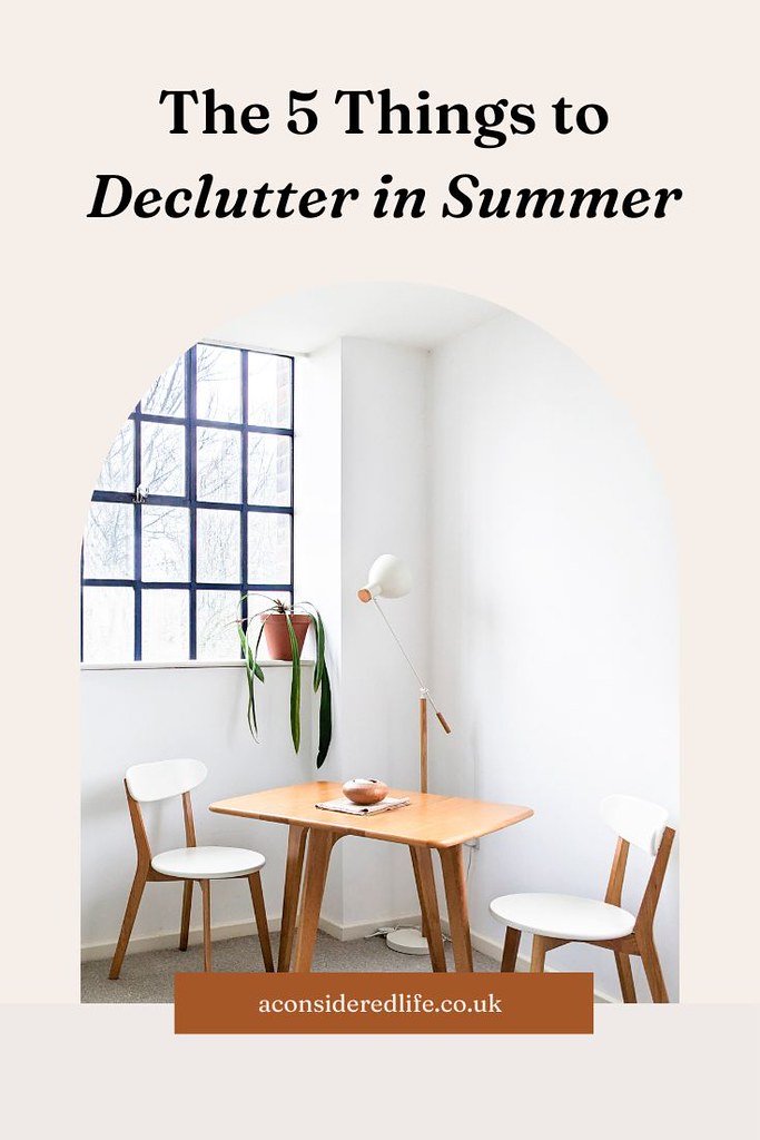Summer Decluttering: 5 Things to Focus On During Summertime