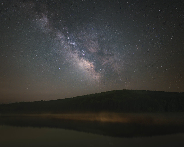 Milky Way over Spruce Knob Lake 2